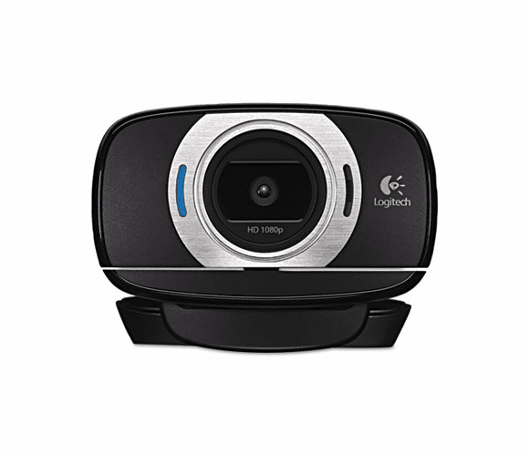 LOG960000733 C615 HD Webcam, 1080p, Black/Silver By LOGITECH, INC.