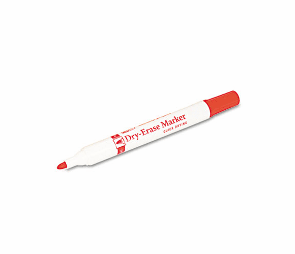 LOP15951 Dry Erase Marker, Bullet Tip, Red By LEGACY OFFICE PRODUCTS