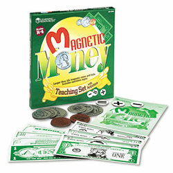 LRNLER0080 Magnetic Money, for Grades K and Up By LEARNING RESOURCES