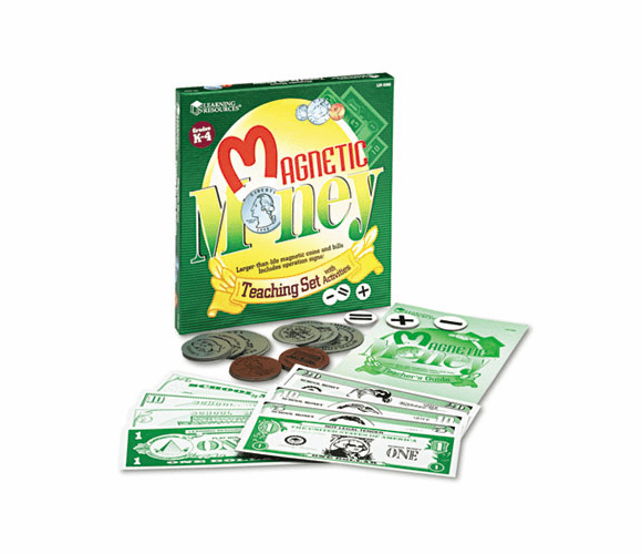 LRNLER0080 Magnetic Money, for Grades K and Up By LEARNING RESOURCES