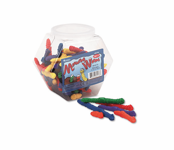 LRNLER0176 Measuring Worms, Math Manipulatives, for Grades Pre-K and Up By LEARNING RESOURCES