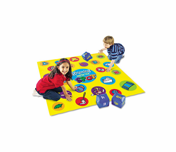LRNLER0479 Rhyming Marks the Spot Floor Game By LEARNING RESOURCES