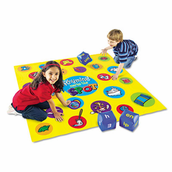 LRNLER0479 Rhyming Marks the Spot Floor Game By LEARNING RESOURCES