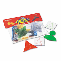 LRNLER0910 Overhead Folding Geometric Shapes, for Grades 2 and Up By LEARNING RESOURCES