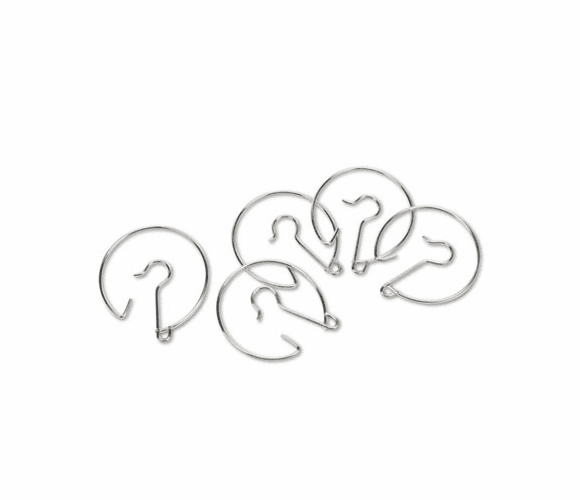 LRNLER2296 Chart Pocket Rings, Hanging Metal Ring Hooks By LEARNING RESOURCES