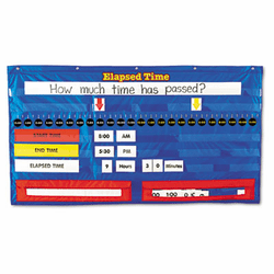 LRNLER2982 Elapsed Time Pocket Chart, 50 x 28 By LEARNING RESOURCES