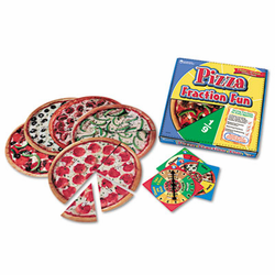 LRNLER5060 Pizza Fraction Fun Math Game, for Grades 1 and Up By LEARNING RESOURCES