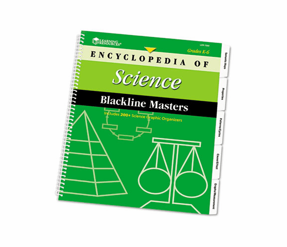 LRNLER7322 Encyclopedia of Blackline Masters, Science, Grades K-6, 224 Pages By LEARNING RESOURCES