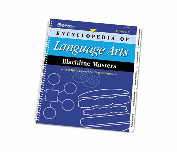 LRNLER7323 Encyclopedia of Blackline Masters, Language Arts, Grades K-6, 208 Pages By LEARNING RESOURCES
