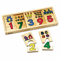 LRNLER8601 1-2-3 Puzzle Blocks By LEARNING RESOURCES
