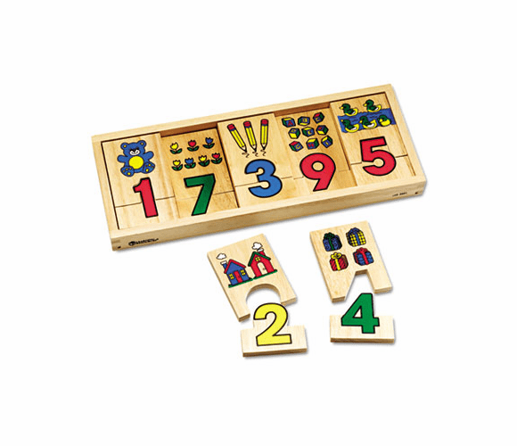 LRNLER8601 1-2-3 Puzzle Blocks By LEARNING RESOURCES