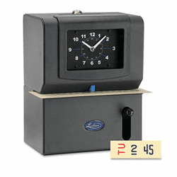 LTH2121 Heavy Duty Time Clock, Mechanical, Charcoal By LATHEM TIME CORPORATION