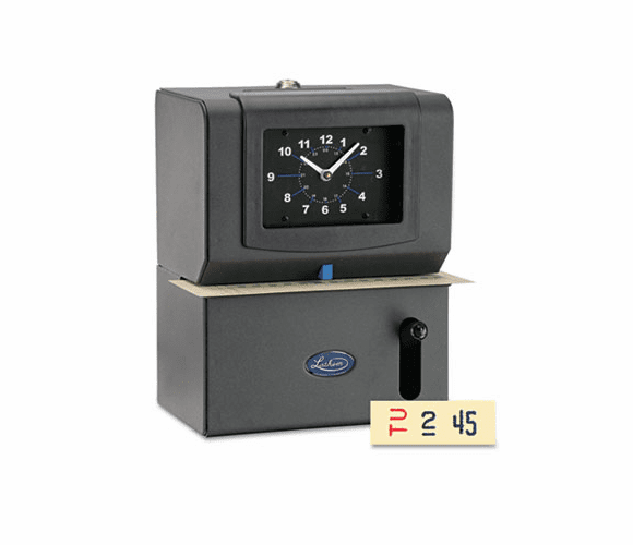 LTH2121 Heavy Duty Time Clock, Mechanical, Charcoal By LATHEM TIME CORPORATION