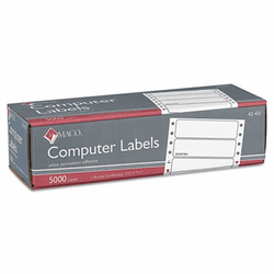 MAC42451 High-Speed Data Processing Labels, 15/16 x 3 1/2, White, 5000/Box By CHARTPAK/PICKETT