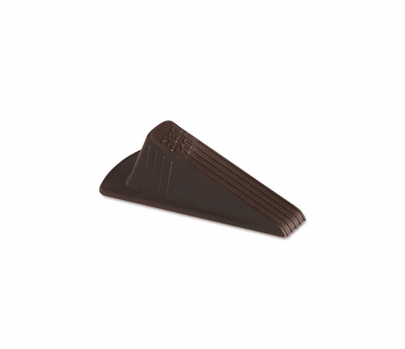 MAS00969 Giant Foot Doorstop, No-Slip Rubber Wedge, 3-1/2w x 6-3/4d x 2h, Brown, 2/Pack By MASTER CASTER COMPANY