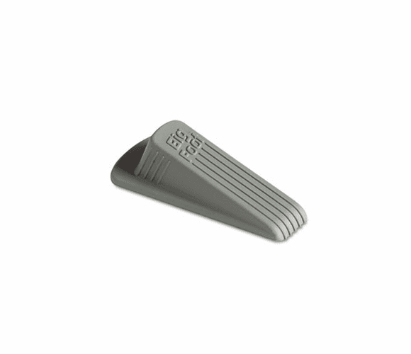 MAS00972 Big Foot Doorstop, No-Slip Rubber Wedge, 2w x 4-3/4d x 1-1/4h, Gray, 2/Pack By MASTER CASTER COMPANY