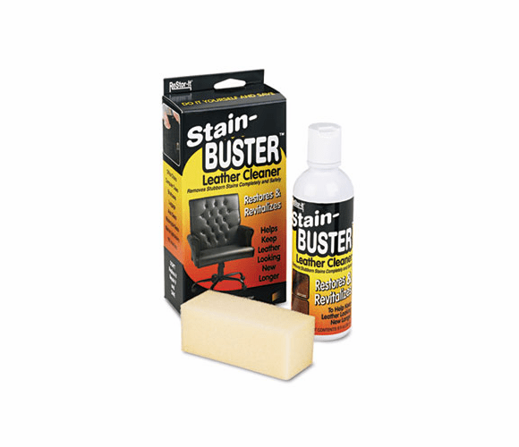 MAS18071 Leather Cleaner w/Synthetic Sponge, Bottle By MASTER CASTER COMPANY