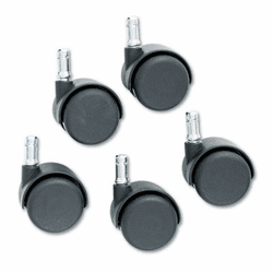 MAS64234 Safety Casters, 100 lbs./Caster, Nylon, Matte Black, 5/Set By MASTER CASTER COMPANY