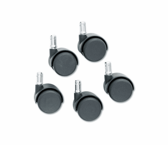 MAS64234 Safety Casters, 100 lbs./Caster, Nylon, Matte Black, 5/Set By MASTER CASTER COMPANY