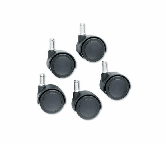 MAS65534 Safety Casters, 100 lbs./Caster, Nylon, Matte Black, 5/Set By MASTER CASTER COMPANY