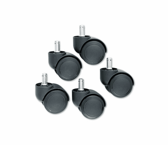 MAS65535 Safety Casters, 100 lbs./Caster, Nylon, Matte Black, 5/Set By MASTER CASTER COMPANY