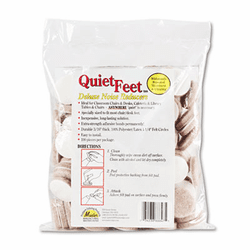 MAS88847 Quiet Feet Self-Adhesive Noise Reducers, 1-1/4 Dia. Felt Pads, Beige, 100/Pack By MASTER CASTER COMPANY