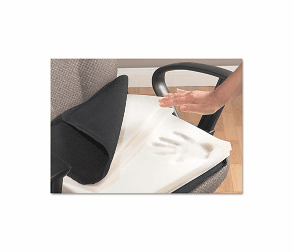 MAS91061 Deluxe Seat/Back Cushion w/Memory Foam, 7-1/2w x 2-3/4d x 17h, Black By MASTER CASTER COMPANY