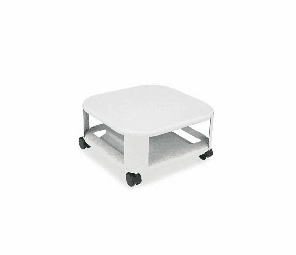 Master Mobile Printer Stand, 2-Shelf, 17-4/5w x 17-4/5d x 8-1/2h, Platinum