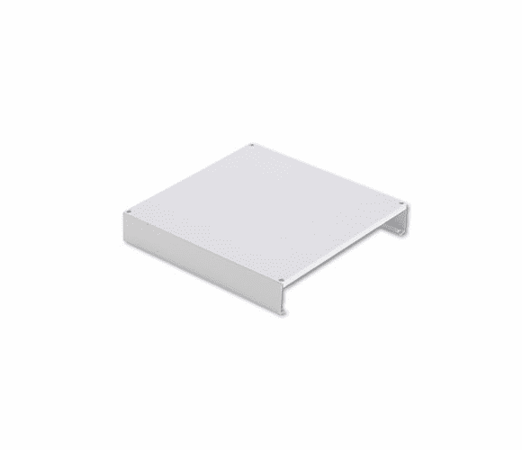 MAT21202 Stackable Steel 2 Inch Monitor Riser, 11 7/8 x 11 7/8d, Pearl Gray By MEAD HATCHER