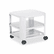 MAT24060 Mobile Printer Stand, 3-Shelf, 17-4/5w x 17-4/5d x 14-3/4h, Platinum By MEAD HATCHER