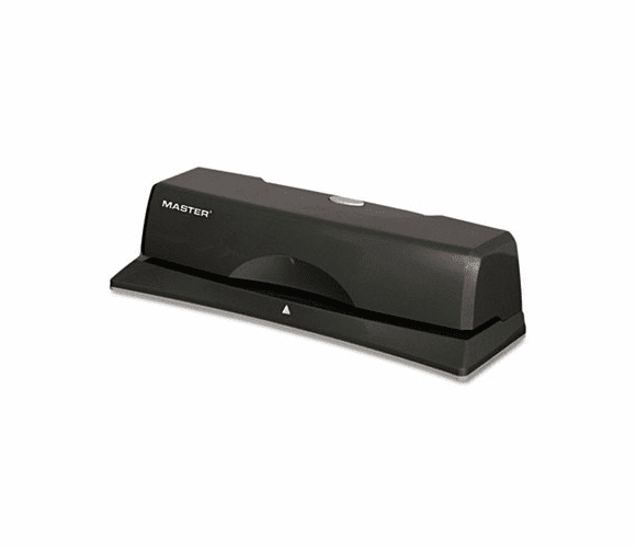 MATEP312 10-Sheet EP12 Electric/Battery Three-Hole Punch, 9/32" Holes, Charcoal By PREMIER MARTIN YALE