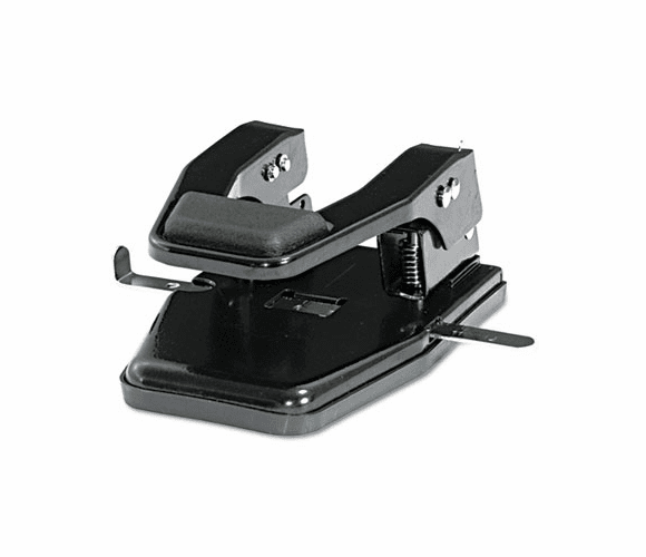 MATMP250 40-Sheet Heavy-Duty Two-Hole Punch, 9/32" Holes, Padded Handle, Black By PREMIER MARTIN YALE