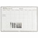 MAVML231 Monthly Planning Board, Porcelain-on-Steel, 36 x 24, Gray By MAGNA VISUAL, INC.