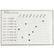 MAVML234 Schedule Planning Board, Porcelain-on-Steel, 36 x 24, Gray By MAGNA VISUAL, INC.