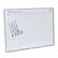 MAVML341 Monthly Planning Board, Porcelain-on-Steel, 48 x 36, Gray By MAGNA VISUAL, INC.