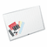 MAVOB2436B Magnetic Work/Plan Kit, 1x2 Grid, Porcelain-on-Steel, 36 x 24, Blue/White By MAGNA VISUAL, INC.