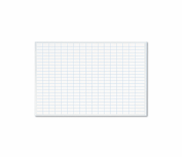 MAVPBFG25 Planning Board, 1 x 2 Grid, Porcelain-on-Steel, 36 x 24, Blue/White By MAGNA VISUAL, INC.