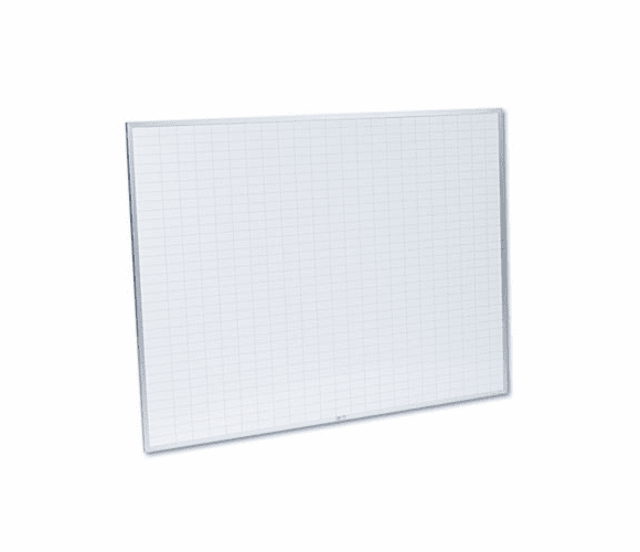 MAVPBFG26 Planning Board, 1 x 2 Grid, Porcelain-on-Steel, 48 x 36, Blue/White By MAGNA VISUAL, INC.