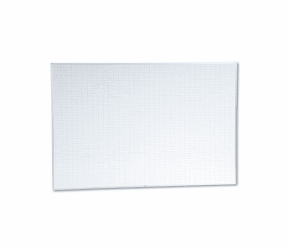MAVPBFG28 Planning Board, 1 x 2 Grid, Porcelain-on-Steel, 72 x 48, Blue/White By MAGNA VISUAL, INC.