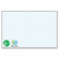 MAVPBFG6 Planning Board, 1 x 1 Grid, Porcelain-on-Steel, 48 x 36, Blue/White By MAGNA VISUAL, INC.