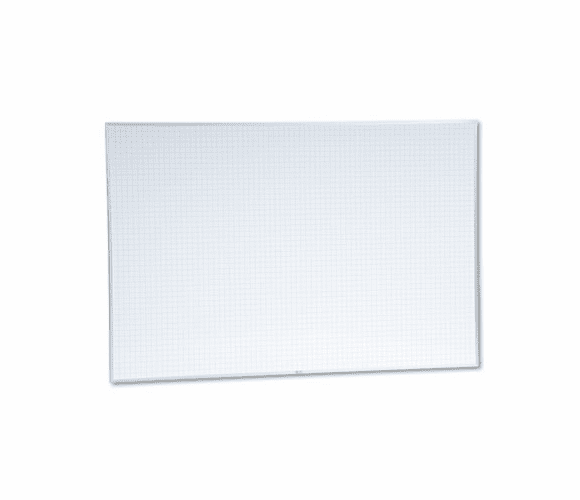 MAVPBFG8 Planning Board, 1 x 1 Grid, Porcelain-on-Steel, 72 x 48, Blue/White By MAGNA VISUAL, INC.