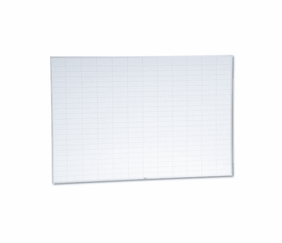 MAVPBFGL8 Planning Board, 2 x 3 Grid, Porcelain-on-Steel, 72 x 48, Blue/White By MAGNA VISUAL, INC.