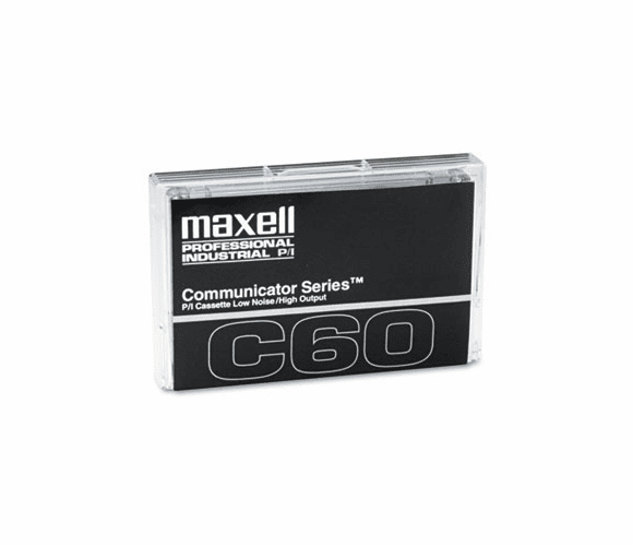 MAX102411 Standard Dictation/Audio Cassette, Normal Bias, 60 Min. (30 x 2) By MAXELL CORP. OF AMERICA