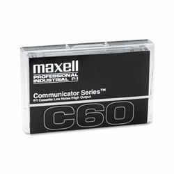 MAX102411 Standard Dictation/Audio Cassette, Normal Bias, 60 Min. (30 x 2) By MAXELL CORP. OF AMERICA