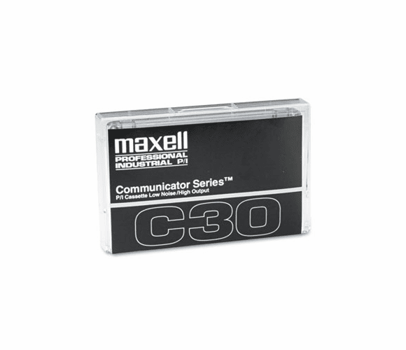 MAX102811 Standard Dictation/Audio Cassette, Normal Bias, 30 Min (15 x 2) By MAXELL CORP. OF AMERICA