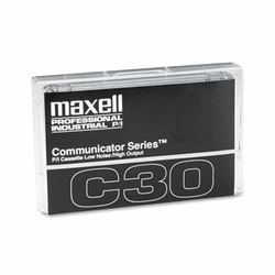 MAX102811 Standard Dictation/Audio Cassette, Normal Bias, 30 Min (15 x 2) By MAXELL CORP. OF AMERICA