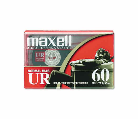 MAX109010 Dictation & Audio Cassette, Normal Bias, 60 Minutes (30 x 2) By MAXELL CORP. OF AMERICA