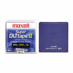 MAX183715 1/2" Super DLT Cartridge, 2066ft, 300GB Native/600GB Comp Capacity By MAXELL CORP. OF AMERICA