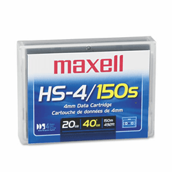 MAX200028 1/8" DDS-4 Cartridge, 150m, 20GB Native/40GB Compressed Capacity By MAXELL CORP. OF AMERICA