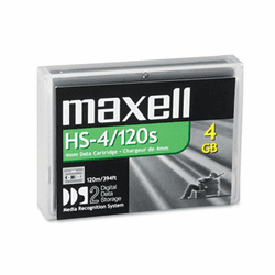 MAX200110 1/8" DDS-2 Cartridge, 120m, 4GB Native/8GB Compressed Capacity By MAXELL CORP. OF AMERICA